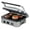 Brushed Stainless Steel, variant on Indoor Grill Panini Press - 5-in-1 Griddler, Nonstick Cooking Plates, Adjustable Temp Control, Stainless Steel