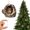 A5-G, variant on Animal Acorn Ornaments,Acrylic 2D Animal Christmas Ornaments,Hanging Vintage Christmas Ornaments for Christmas Tree,Hanging Gift for Animal Lovers Home Party Decor 3.14 Inch