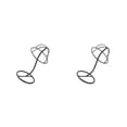 thumbnail image 4 of Soidarity 12'' Metal Wigs Holder Stand Caps Hanger  Display Rack Hats Holder 2piezas Negro, 4 of 6