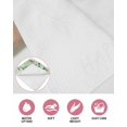 thumbnail image 6 of Happy Easter Kitchen Dish Towels for Drying Dishes Set of 4, Teal Green Spring Bunny Eucalyptus Leaves Waffle Weave Microfiber Hand Tea Bathroom Towels Quick Dry & Absorbent Towel 12x12, 6 of 7