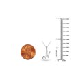 thumbnail image 2 of Imperial 1/20Ct TDW Diamond Alphabet N Pendant Necklace for Women in Sterling Silver, 2 of 2