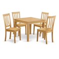 thumbnail image 2 of East West Furniture Oxford 5-piece Traditional Wood Kitchen Set in Oak, 2 of 2
