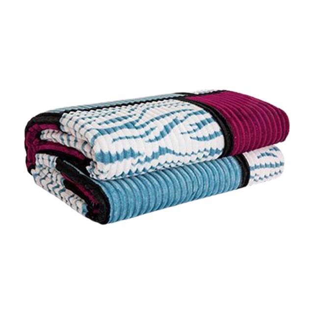 Warm Bed Sheets for Winter Flannel Checkered Fleece Printed Blanket, 100x70cm Double Size with Drawstring Coverlet, Extra Warm Blankets for Winter Dormitory Bedding
