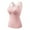 Pink, variant on Women's Winter Velvet Vest Bra: Double-Sided Plush Fleece Lining for Warmth, Thickened Wirefree Seamless Design, Ultra-Soft Comfort Bra for Cold Weather Lingerie,Pink M