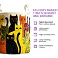 thumbnail image 5 of Cat Quilted Laundry Basket – Original Handmade Quilted Fabric Storage Bin for Clothes & Home Organization (A,Large (20" x 28")), 5 of 6
