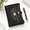 Black, variant on Light Purple A5 PU Leather Locking Diary with Heart Lock and Lined Pages