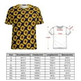 thumbnail image 3 of T Shirt For Men Cheerful Sunflower T-Shirt Man Bright Yellow Flower Street Style T-Shirts Summer Ret, 3 of 7