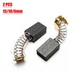 thumbnail image 3 of MYG 2pcs Motor Carbon Brushes for Power Tool 15mm x 10mm x 6mm, 3 of 8