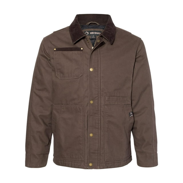 DRI DUCK Rambler Boulder Cloth Jacket, L, Tobacco