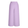thumbnail image 4 of TaTaai Women's High Waist Loose Wide Leg Sports Pants Elastic Drawstring Waist with Side Pockets Casual Versatile Long Trousers for Women Daily Vacation Gift, 4 of 8