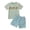Light Green, variant on Toddler Boys Clothes Baby Shorts CLothes Set Kids Spring Summer Stripe Print Short-sleeved Running Suit 1t 2t 3t 4t 5t 6t Outfits Boy Two Pieces