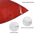 thumbnail image 5 of YFYANG Square Decorative Throw Pillow Case (Without Pillow Insert), Red Marble Texture Bedroom Sofa Car Cushion Cover, 20"x20", 5 of 9