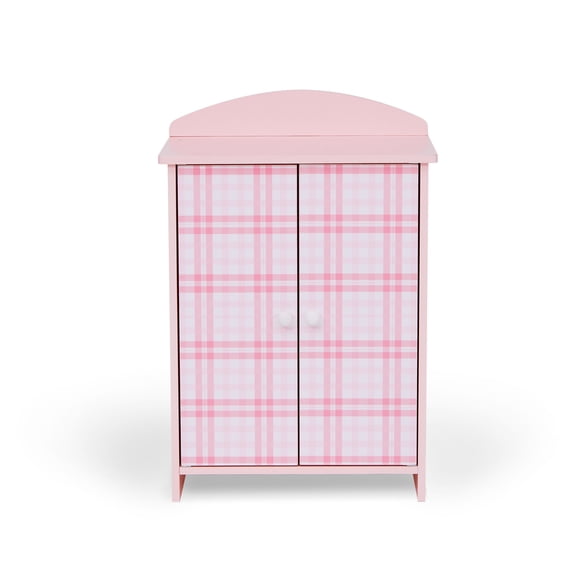 Sophia's Aurora Princess Pink Armoire & Accessory Set with Bathrobe, Hanger and Slippers for 18" Dolls