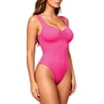 thumbnail image 4 of Idoravan Womens Bodysuits Fitted Summer V-Neck Jumpsuit with Wide Shoulder Straps Spicy Girl Tight Fitting Jumpsuit, 4 of 7