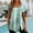 Mint Green, variant on Aufmer Summer and Fall V Neck T Shirts for Women Elegant Misses Casual Printed Square Neck Short Sleeve Button down down Tops Loose Blouses