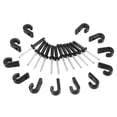 thumbnail image 4 of AREALER 12PCS J Hooks Lashing Hooks Bungee Hooks with 12 Rivets for Kayak Canoe Paddle Board Accessories, 4 of 7