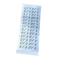 thumbnail image 1 of jinwen Weight Stack Labels Decals for Workout Strength Training Resistance Trainers 6kg Silver, 1 of 9