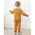 thumbnail image 4 of Sinhoon Newborn Infant Baby Boy Girl Clothes Set Embroidery Long Sleeve Sweatshirts Tops Pants Outfits 3-6 Months, 4 of 7