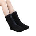 thumbnail image 3 of Gymayou Womens Slipper Fuzzy Socks Fluffy Winter Warm Thick Thermal Cozy Socks Z02/Black, 3 of 4