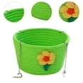 thumbnail image 6 of CarpNettore Small Animal Hammock Hanging Rat Bed Basket Chewproof Lightweight Cage Accessory Green, 6 of 9