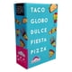 thumbnail image 1 of Juego de Mesa Taco, Globo, Dulce, Fiesta, Pizza Blue Orange 64 Cartas, 1 of 5