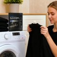 thumbnail image 4 of RAGUPEL 10 Pcs Black Clothing Color Restorer Sheet, Color Catchers for Laundry, Fabric Sheets Revives Black and Dark Clothes, Long-Lasting Restore Color Sheets, for Washing Machine Faded Clothes, 4 of 7