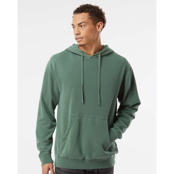 Independent Trading Co. Men's Heavyweight Pigment Dyed Hooded Sweatshirt