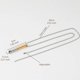 thumbnail image 5 of 2 collares de respiración, collar para aliviar el estrés, collar de atención plena, collar de respiración para aliviar la ansiedad, collar calmante para dejar de fumar con cadena, 2 piezas rosa, 5 of 5