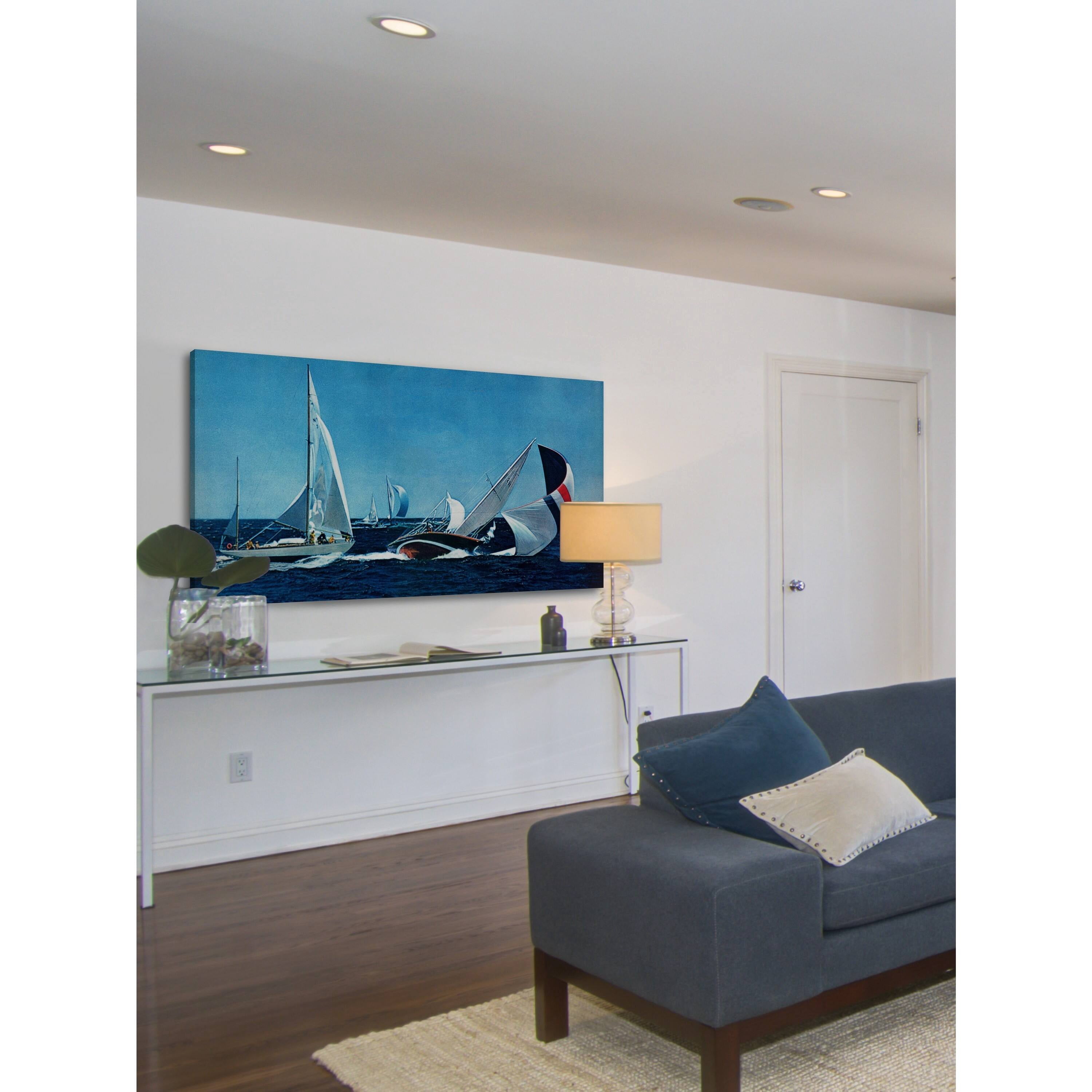 "Fallen Sail" Painting Print on Wrapped Canvas