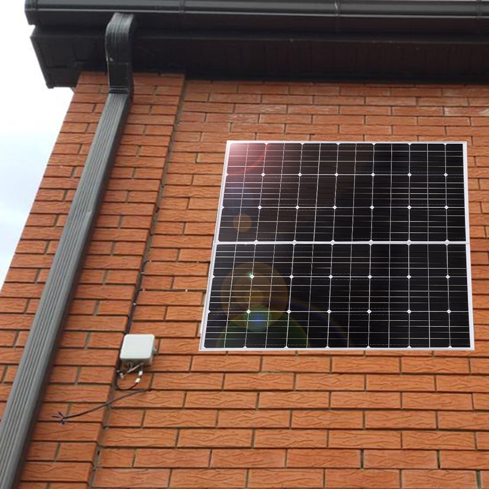 240W Solar Panel 240 Watt 12 Volt High Efficiency Monocrystalline Photovoltaic Power Charger Home Solar Panel For RV Boat Roof Farm 12V Battery