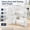 White, variant on Heavy Duty Self Closing Gate Hinges for Wood Vinyl PVC Fences, 90 Degree Adjustable with Screws & Swing Adjuster Tool, 2 Pack White