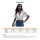 thumbnail image 5 of Mujer Volantes Manga Corta,Blusa Con Cuello En V Transpirable Mujer Top Corto Crop Top Resultados Impresionantes, 5 of 5