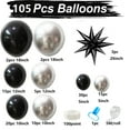thumbnail image 3 of Halloween Balloons Kit 105 Pieces With Spider Web Design For Party Background Decoration 26 Inches Balloon 0.61 Lb Weight, 3 of 6