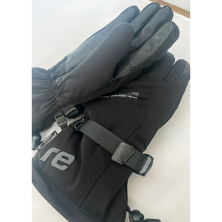 Reusch Primaloft Gloves Black XT- Ski Unisex R-TEX Adult Winter Medium Snow
