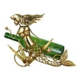 thumbnail image 2 of Three Star Import & Export ZL714 11 x 12 in. Golden Mermaid Wine Bottle Holder, 2 of 2