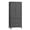 Double drawer -Black, variant on SUNCROWN Metal Wardrobe Cabinet with Wooden Handle, 72" Metal Wardrobe Closet with Hanging Rods and Adjustable Shelves, Steel Storage Locker Closet for Home, Office, Employee, Gym (White)