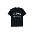 thumbnail image 1 of business casual outfits to mens casual crew neck cotton t shirt super soft breathable summer tee with cartoon graphic design machine washable mothers day easter gifts everyday sporty design black -1, 1 of 7
