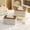Gray, variant on ZXF Modern Simple Large Tissue Box - Square Plastic Tissue Holder with Polished Brown Lid for Bathroom and Living Room Decor