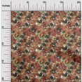 thumbnail image 2 of oneOone Rayon Red Fabric Abstract Floral Sewing Material Print Fabric By The Yard 56 Inch Wide-3ra, 2 of 5