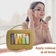 thumbnail image 5 of Organizador de bolsa de maquillaje transparente, bolsa de cosméticos de viaje portátil para mujeres y niñas, con ventanas transparentes, 5 of 5