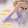 thumbnail image 3 of 6Pairs Non Slip Socks for Women Winter Warm Cozy Fuzzy Slipper Socks Soft Fluffy Hospital Socks with Grips, 3 of 6