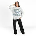 thumbnail image 3 of Women's Gameday Couture  Arctic Camo Seattle Seahawks Whiteout Oversized Premium Fleece Sweatshirt, 3 of 5