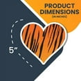 thumbnail image 2 of Magnet Me Up Tiger Print Heart Magnet Decal, 5 Inches, Heavy Duty Automotive Magnet For Car Truck SUV Or Any Other Magnetic Surface, 2 of 9
