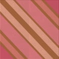 thumbnail image 1 of Ahgly Tapis d'Intérieur Lavable en Machine Carré Rouge Pamplemousse, 8 Pieds Carré, 1 of 7