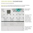thumbnail image 2 of Transolid FPT6032C-SW 60-in x 32-in Pre-Tiled Shower Base with Center Drain in White Square, 2 of 5