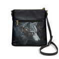 thumbnail image 2 of ZUXONGSY Mechanical Wolf Print Leather Shoulder Bag for Women purpose Crossbody Travel Purse Handbags with Zipper Pocket Casual Phone Wallet for Shopping Dating, 2 of 7