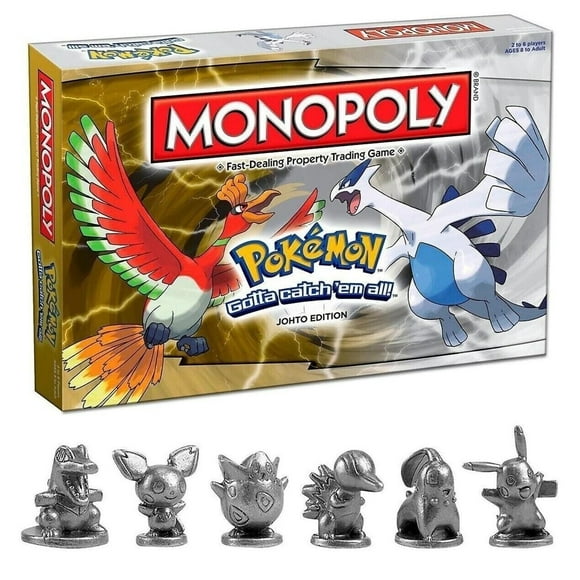 Juego De Mesa Monopoly Edición Especial Pokémon Johto En Inglés MATTEL POKEMON