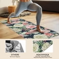 thumbnail image 4 of Pioneer Flower Floral Print Pattern Hot Yoga Mat Towel Non Slip for Hot Yoga - Quick-Drying Yoga Mat Cover with 4 Corner Pockets with Travel Bag - Hot Yoga Towel Non Slip 74"x26", 4 of 6