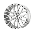 thumbnail image 2 of Asanti Black Aluminum Rim ABL-21 LEO 20X9in Brushed Silver Finish, ABL21-20901235SL, 2 of 3