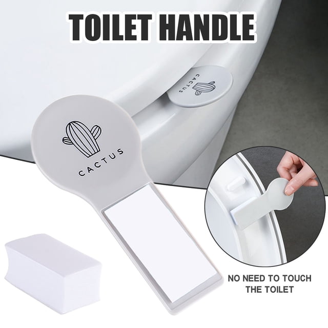 EGNMCR Toilet Cover Lifting Handle, Avoid Touching, For Cleaner And Healthier Use Contactless handle